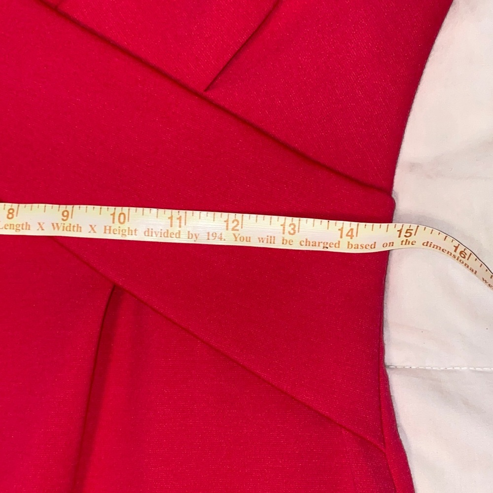 Tahari Bold Raspberry Red Dress - Picture 7 of 11